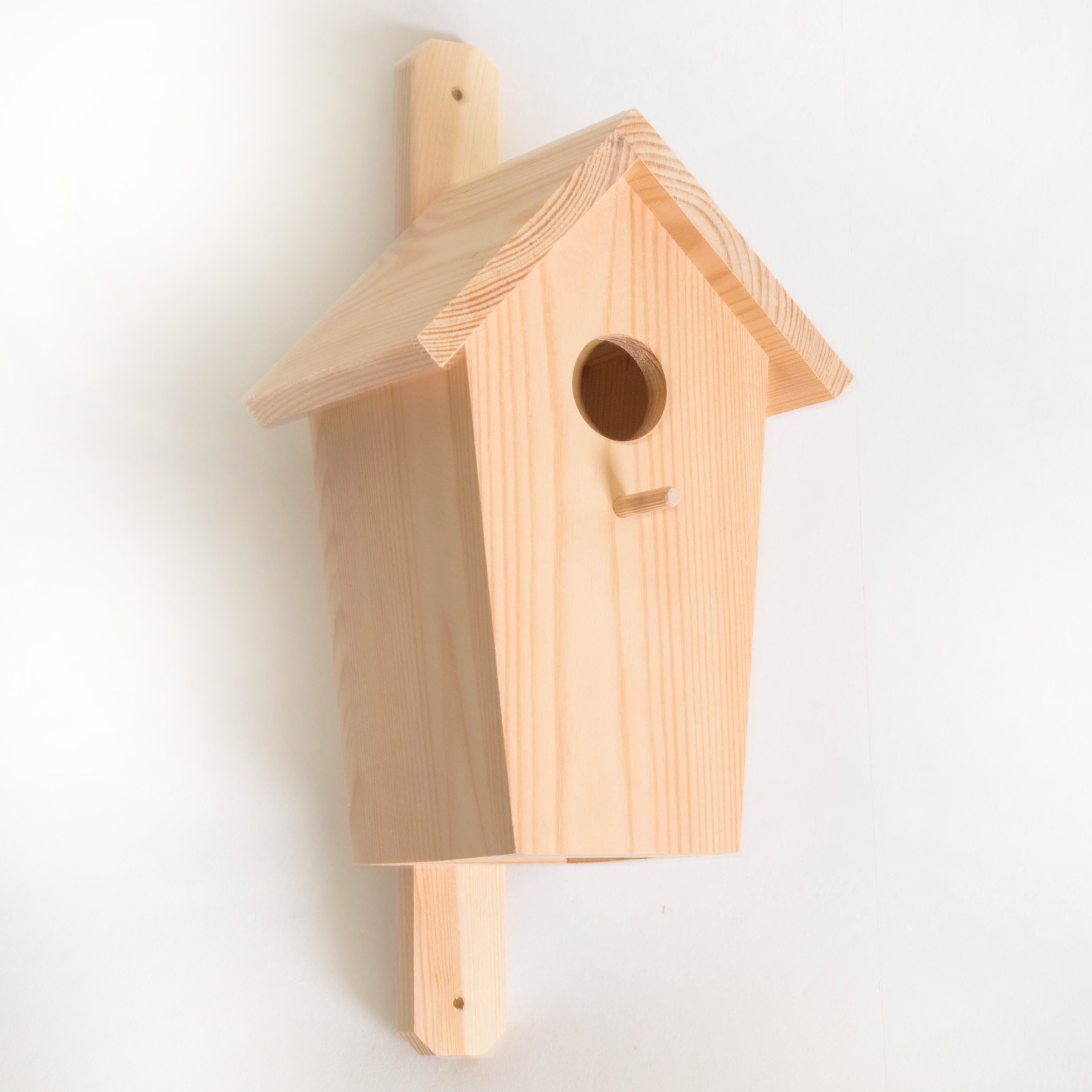 Extra Large Handmade Wooden Bird Nesting Boxes / 42cm High Box Hanging